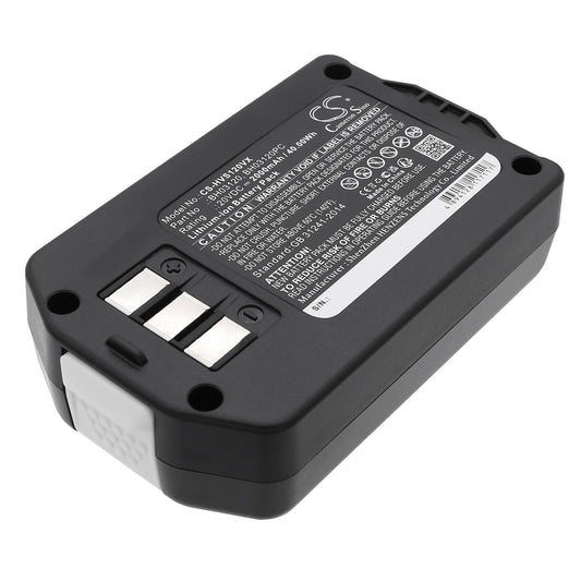 20V 2000mAh/40.00Wh Li-ion Vacuum Battery for Hoover