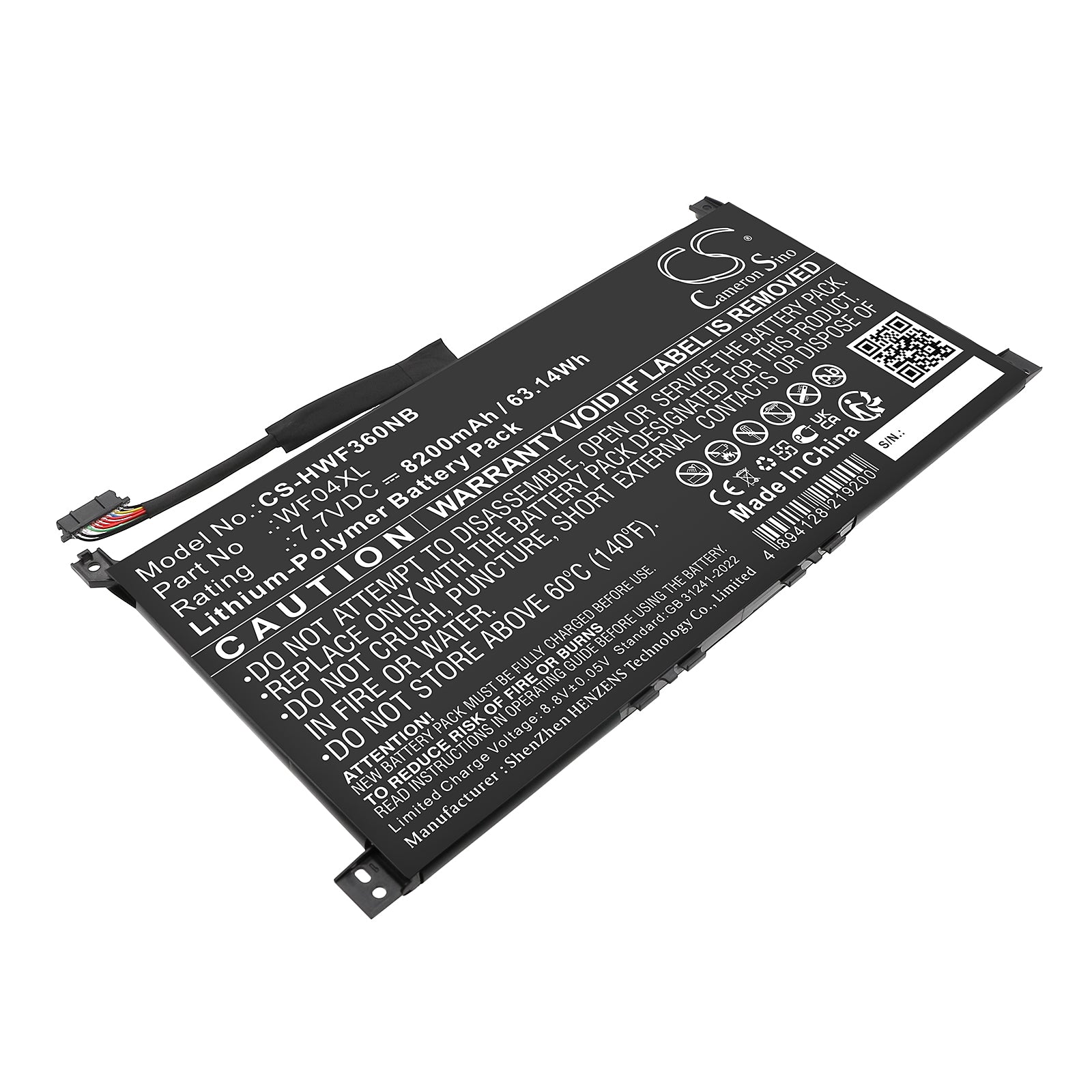 CS-HWF360NB Replacement Battery – Compatible with ENVY X360 13-BF0000CI, ENVY X360 13-BF0000NE, ENVY X360 13-BF0000NI, ENVY X360 13-BF0000NIA, ENVY X360 13-BF0000NS, ENVY X360 13-BF0000NV, ENVY X360 13-BF0000NY, ENVY X360 13-BF0000SF, ENVY X360 13-BF0000UA, ENVY X360 13-BF0001CI, ENVY X360 13-BF0001NC, ENVY X360 13-BF0001NH, ENVY X360 13-BF0001NI, ENVY X360 13-BF0001NN, ENVY X360 13-BF0001NP, ENVY X360 13-BF0001NV, ENVY X360 13-BF0001NY, ENVY X360 13-BF0001UA, ENVY X360 13-BF0002CI, ENVY X360