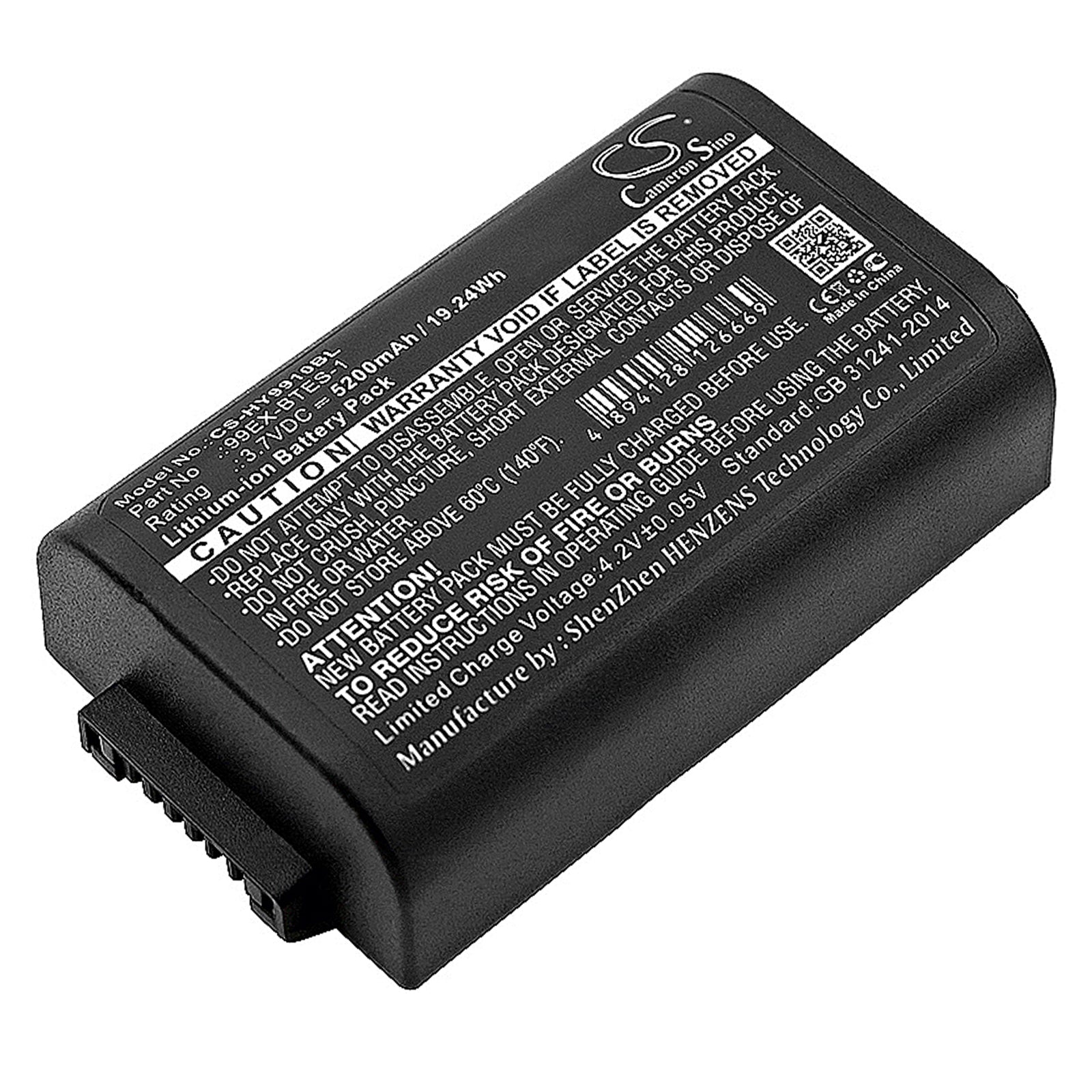 3.7V 5200mAh/19.24Wh Li-ion Barcode/Scanner Battery for Dolphin