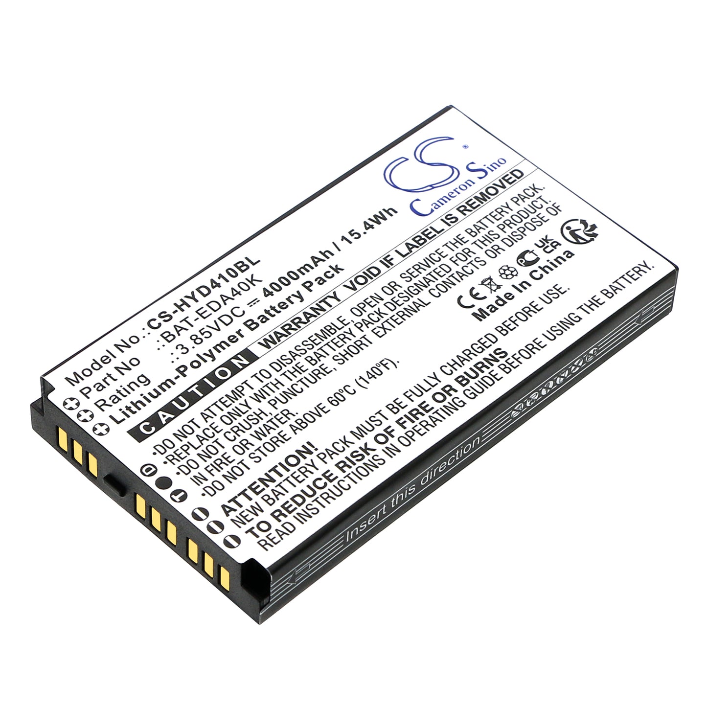 CS-HYD410BL Replacement Battery – Compatible with EDA40K
