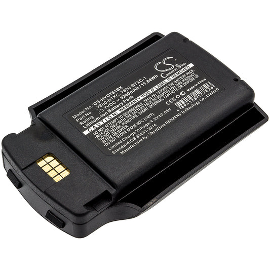3.7V 3200mAh/11.84Wh Li-ion Barcode/Scanner Battery for Honeywell