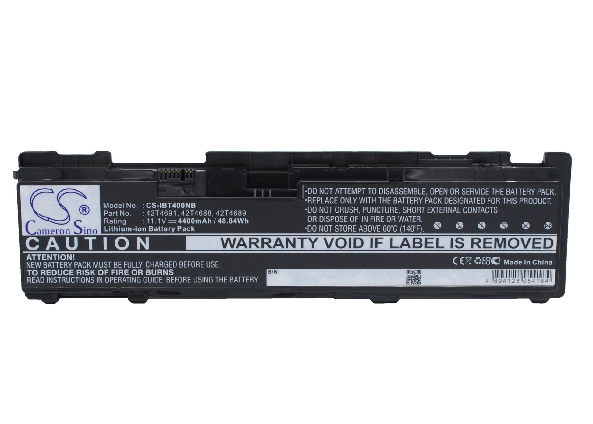 11.1V 4400mAh Li-ion Notebook/Laptop Battery for Lenovo