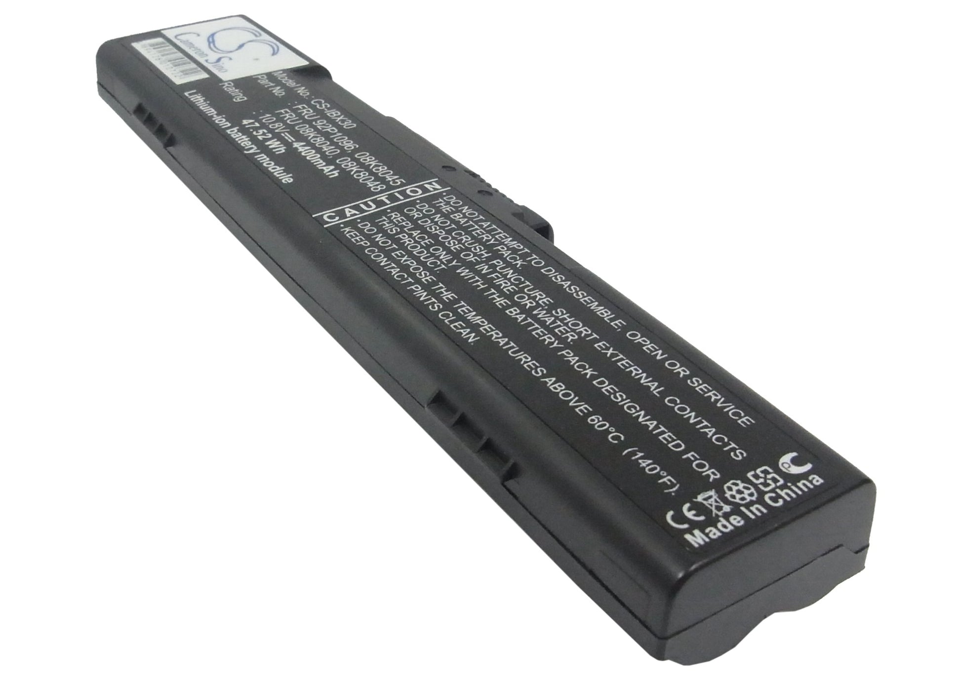 10.8V 4400mAh Li-ion Notebook/Laptop Battery for IBM