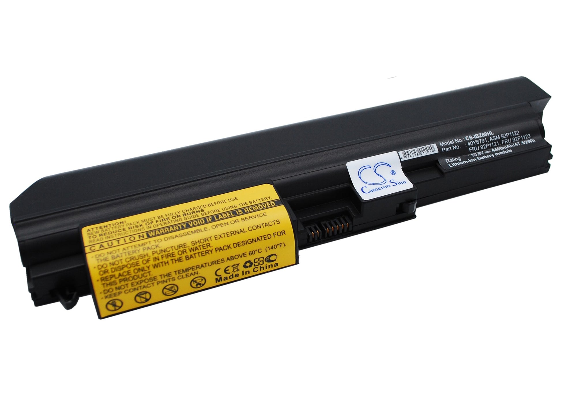 10.8V 4400mAh Li-ion Notebook/Laptop Battery for IBM