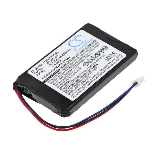 3.7V 850mAh Li-ion GPS/Navigator Battery for Navman