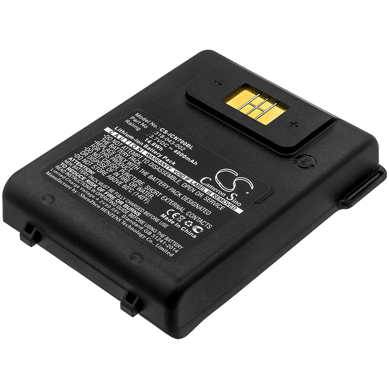3.7V 4000mAh/14.80Wh Li-ion Barcode/Scanner Battery for Intermec
