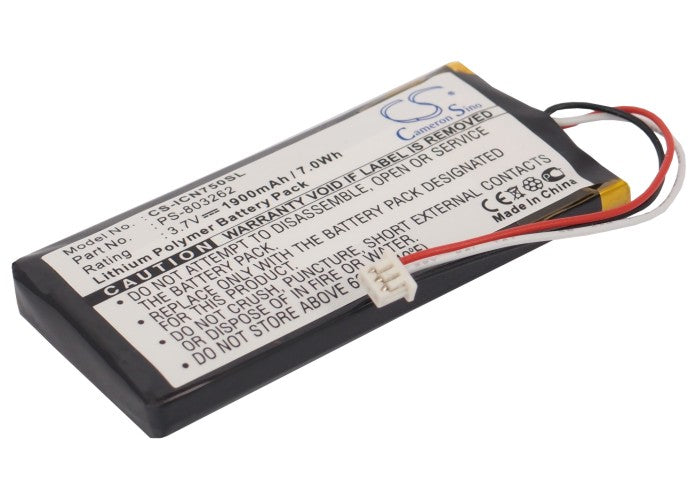 3.7V 1900mAh Li-Polymer GPS/Navigator Battery for Navman