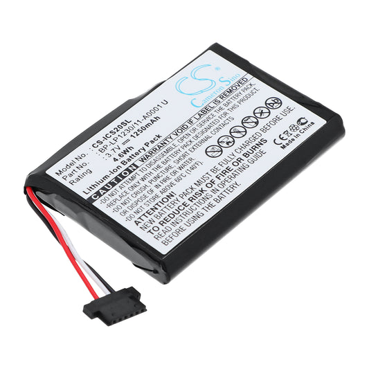 3.7V 1250mAh/4.63Wh Li-ion GPS/Navigator Battery for Navman
