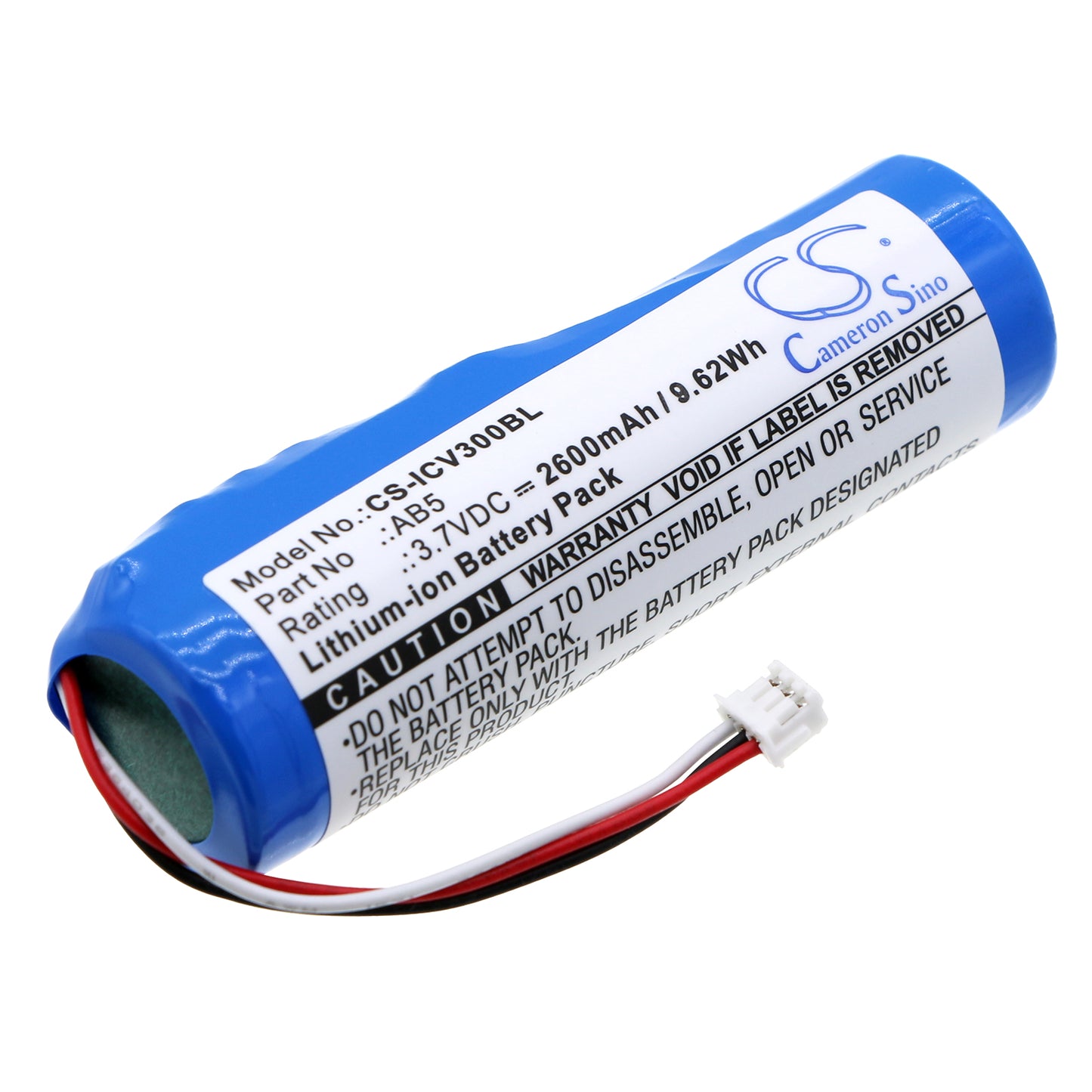 3.7V 2600mAh/9.62Wh Li-ion Barcode/Scanner Battery for Intermec