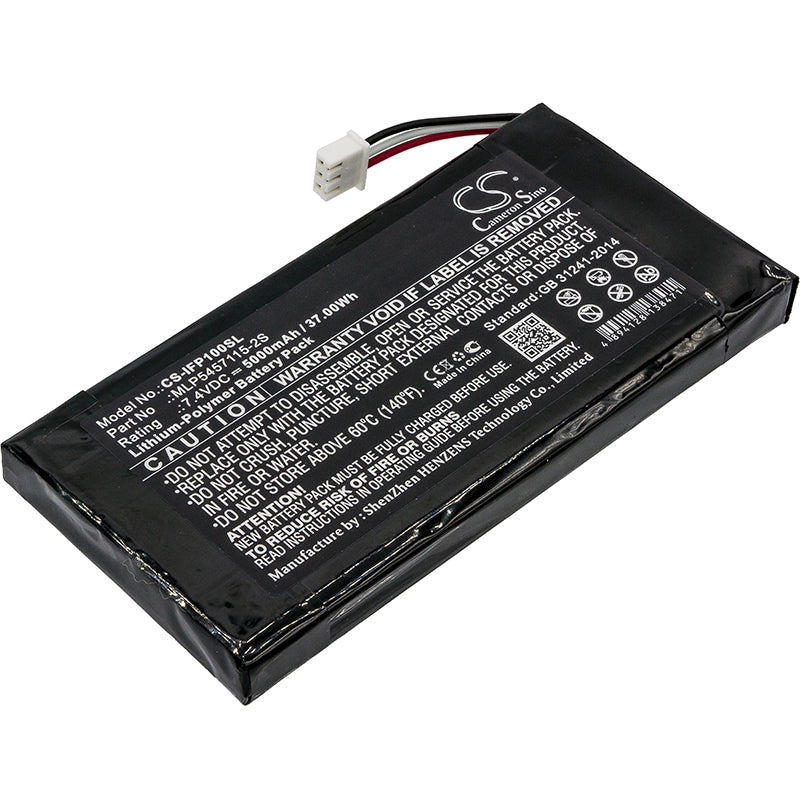 7.4V 5000mAh/37.00Wh Li-Polymer Speaker Battery for Infinity