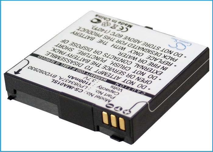 3.7V 1100mAh/4.07Wh Li-ion Mobile/SmartPhone Battery for i-mate