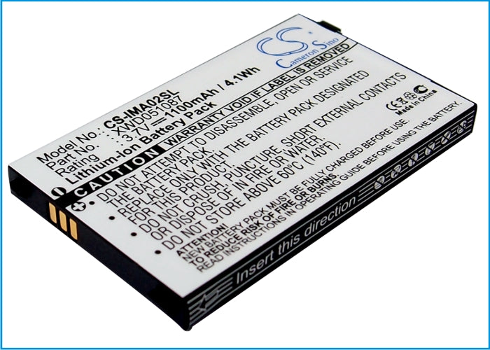 3.7V 1100mAh/4.10Wh Li-ion Mobile/SmartPhone Battery for DOPOD