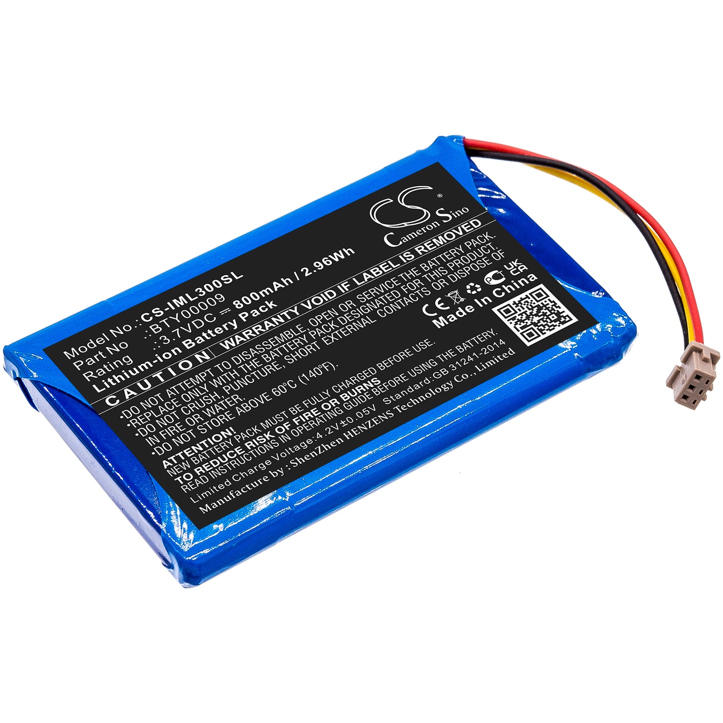 CS-IML300SL Replacement Battery – Compatible with LEC-V03.00-0242, Vital Act 3S