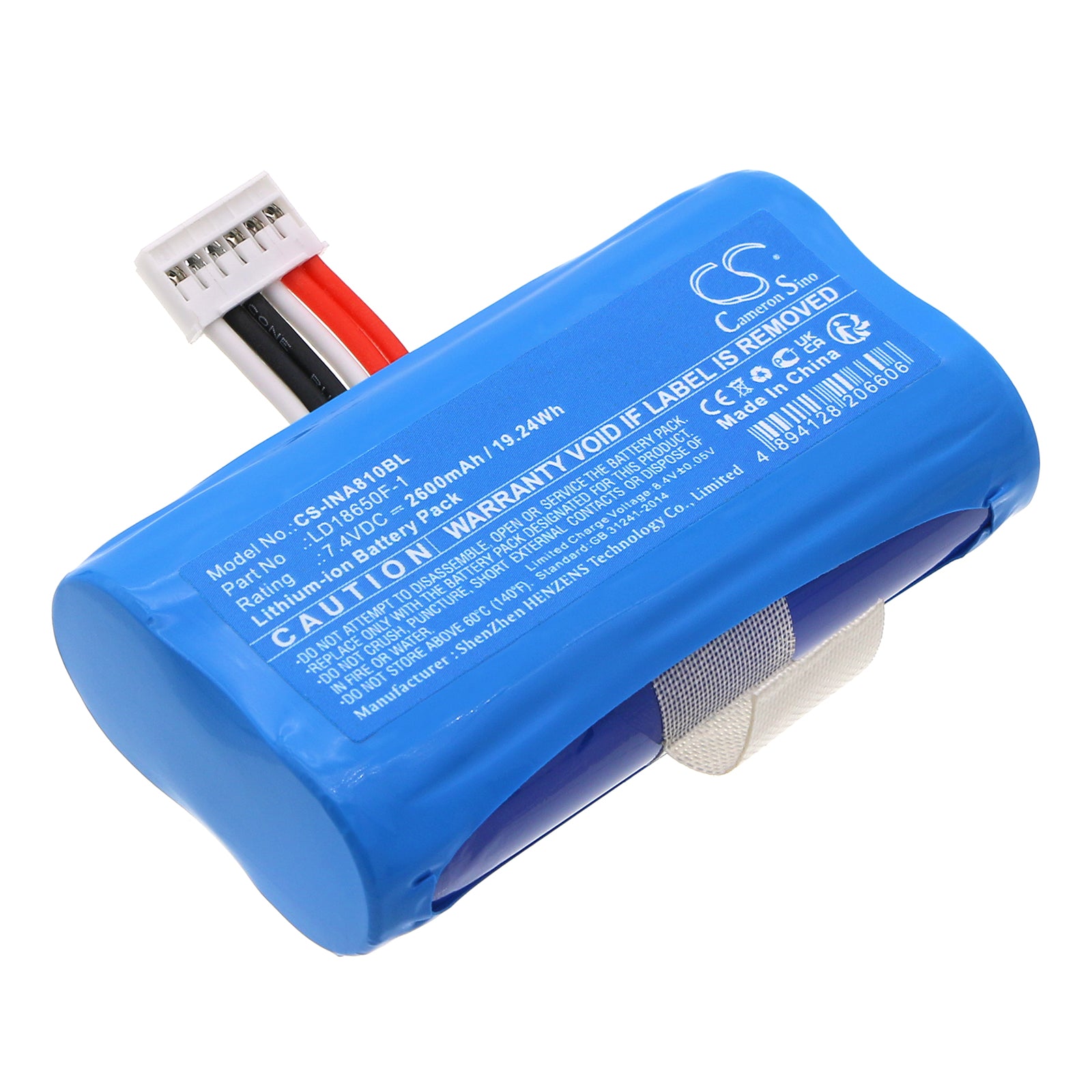 CS-INA810BL Replacement Battery – Compatible with A8 Pro, A8 Pro-92D3