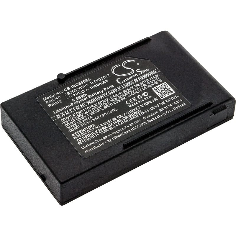 3.7V 1800mAh/6.66Wh Li-Polymer Payment Terminal Battery for Ingenico