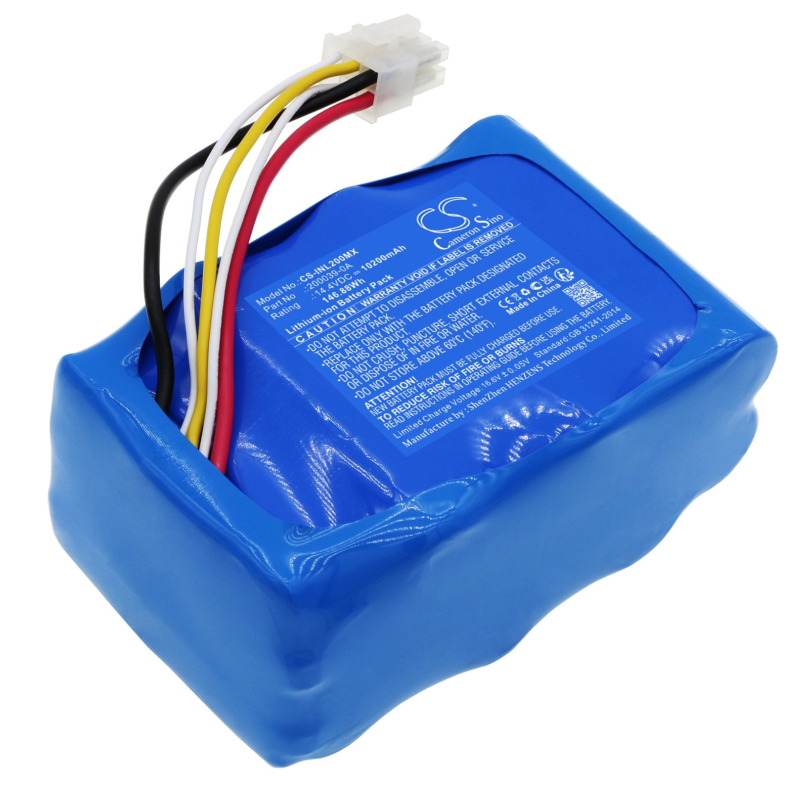 CS-INL200MX Replacement Battery – Compatible with Oxygen Machine
