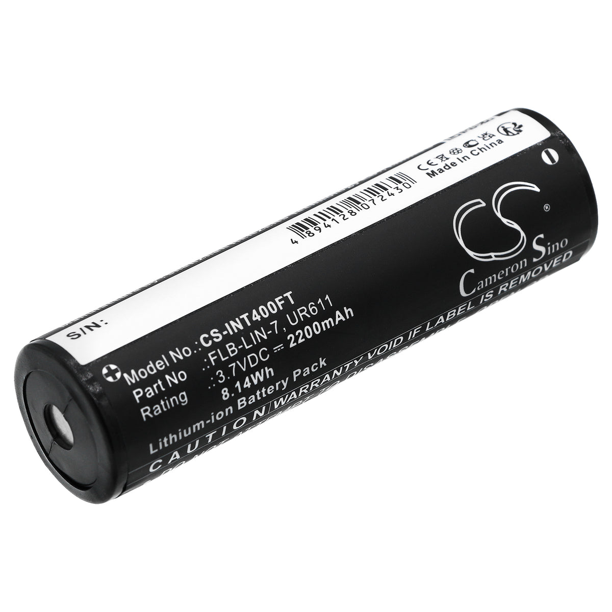 3.7V 2200mAh/8.14Wh Li-ion Flashlight Battery for Inova