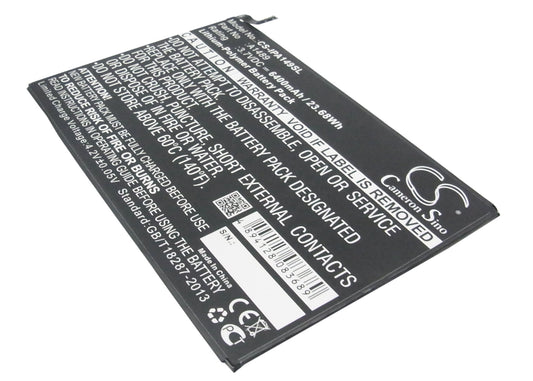 3.7V 6400mAh/23.68Wh Li-Polymer Tablet Battery for Apple