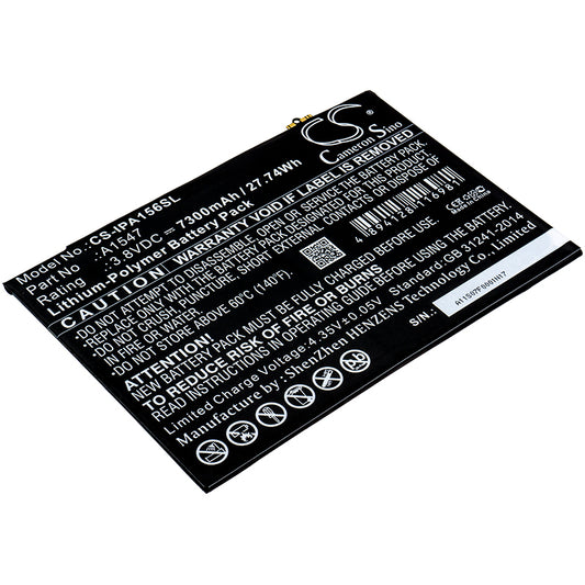 3.8VV 7300mAh/27.74Wh Li-Polymer Tablet Battery for Apple