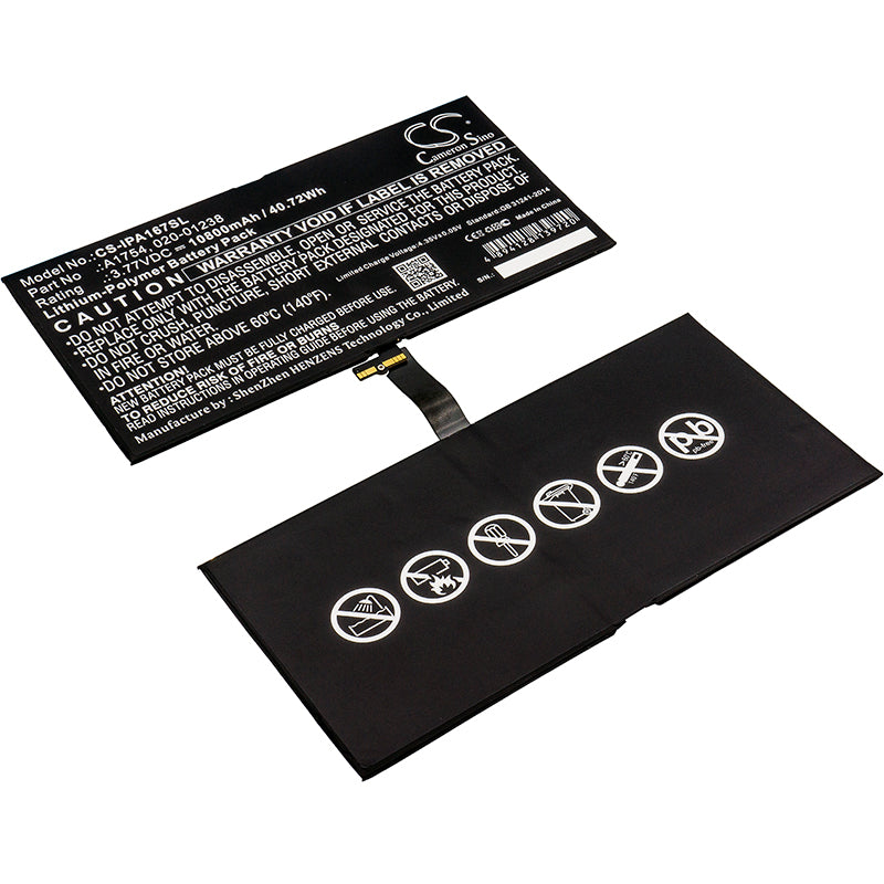 3.77V 10800mAh/40.72Wh Li-Polymer Tablet Battery for Apple