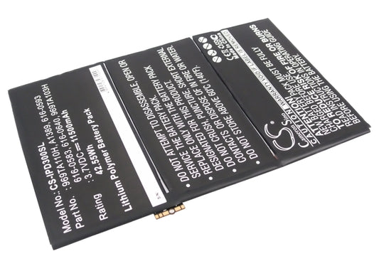 3.7V 11500mAh/42.55Wh Li-Polymer Tablet Battery for Apple