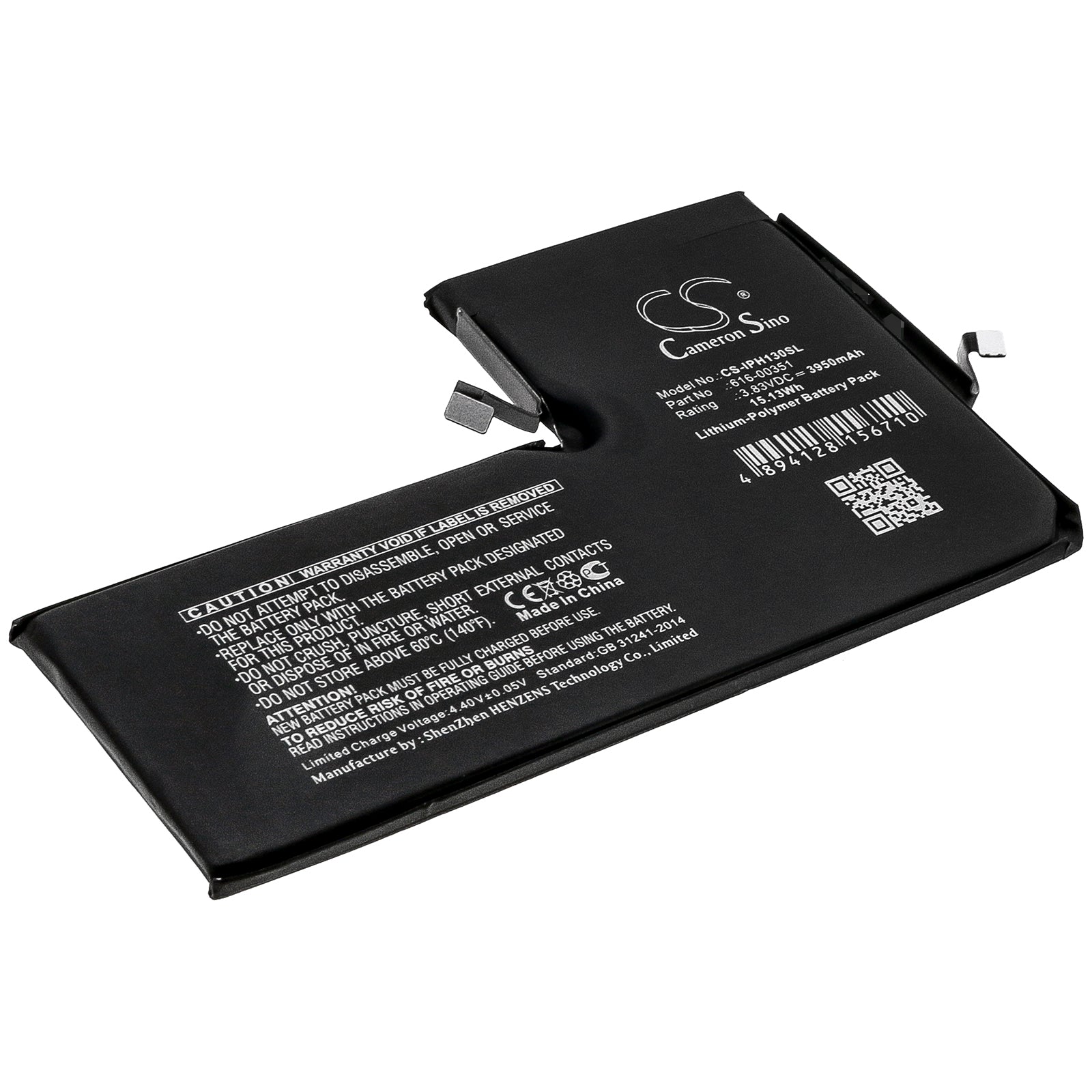 CS-IPH130SL Replacement Battery – Compatible with A2161, A2218, iPhone 11 Pro Max