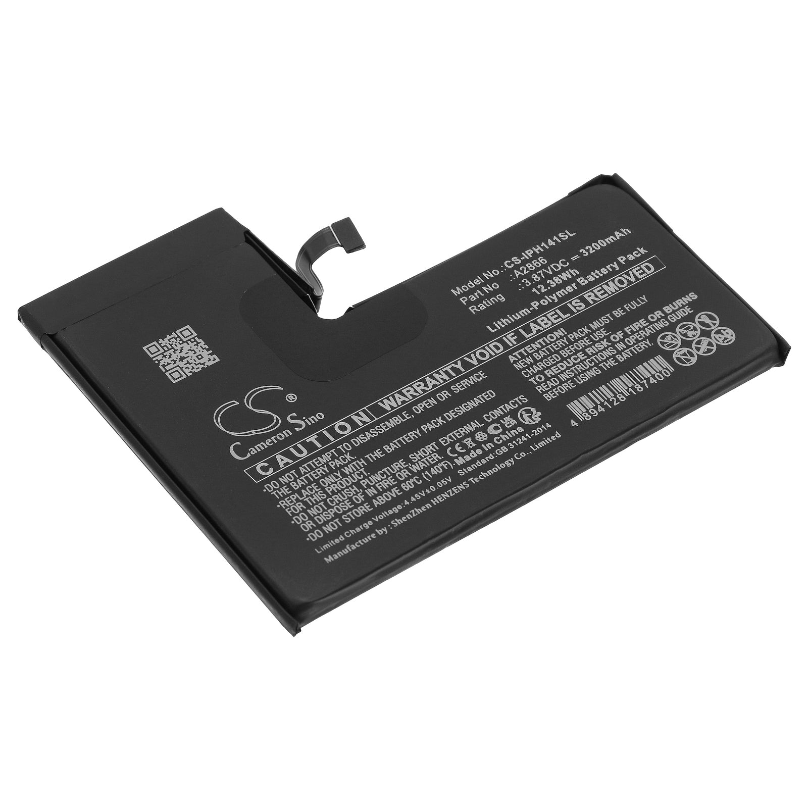 CS-IPH141SL Replacement Battery – Compatible with iPhone 14 Pro