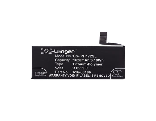 3.82V 1620mAh/6.19Wh Li-Polymer Mobile/SmartPhone Battery for Apple