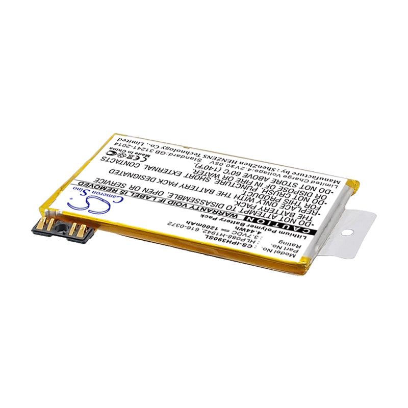 3.7V 1200mAh/4.44Wh Li-Polymer Mobile/SmartPhone Battery for Apple