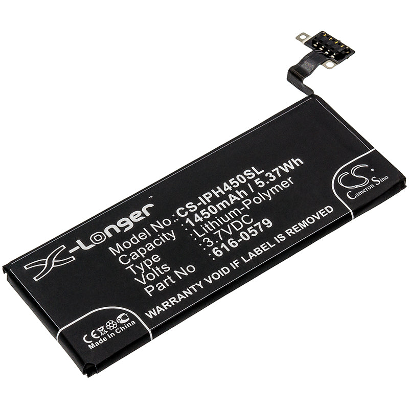 3.7V 1450mAh/5.37Wh Li-Polymer Mobile/SmartPhone Battery for Apple