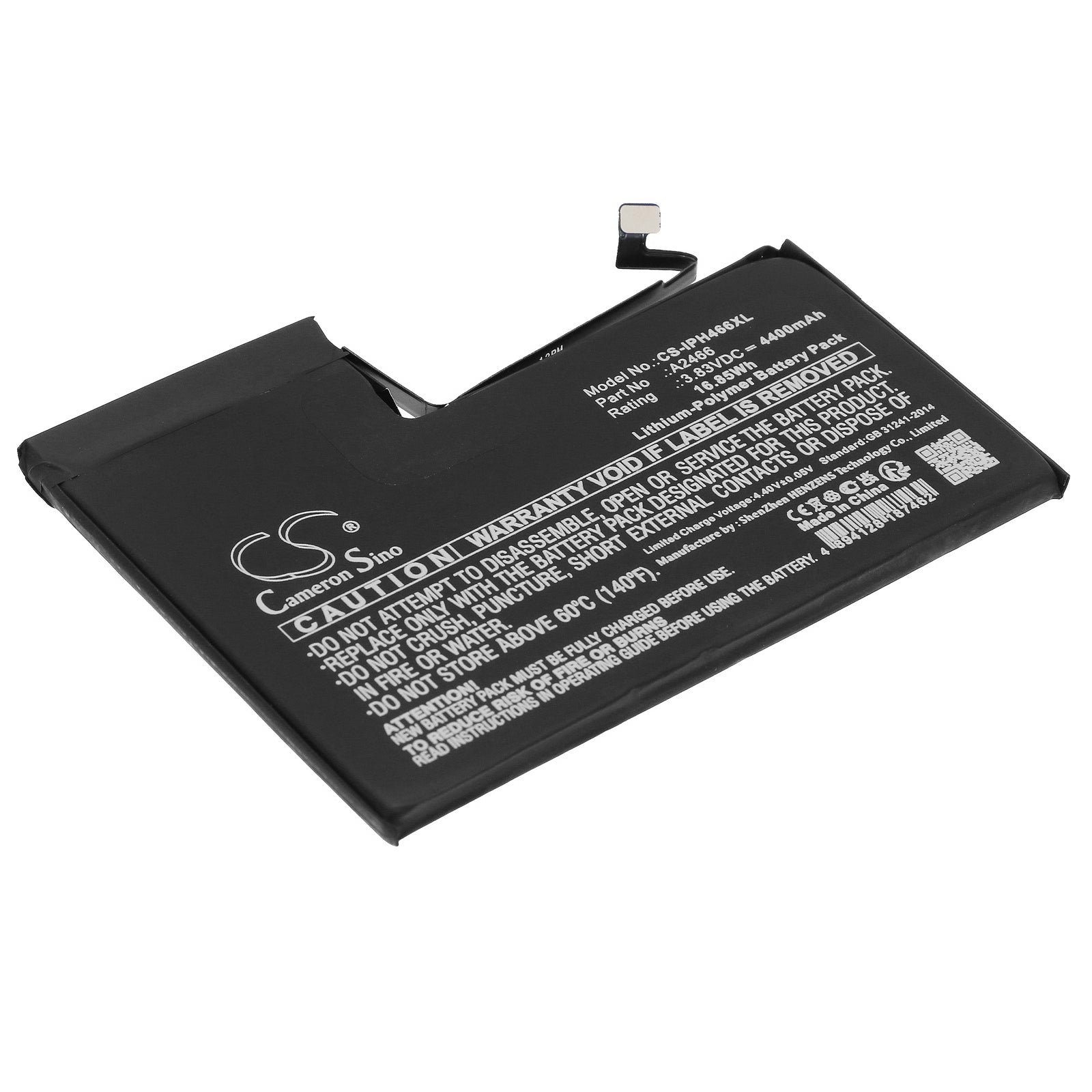 CS-IPH466XL Replacement Battery – Compatible with iPhone 12 Pro Max