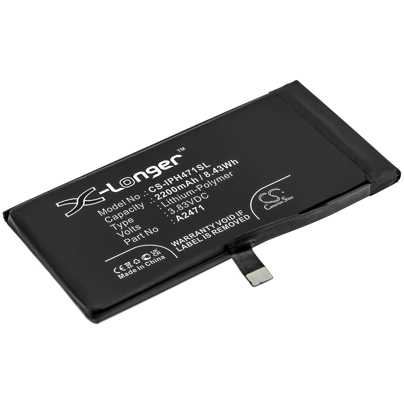 CS-IPH471SL Replacement Battery – Compatible with iPhone 12 Mini
