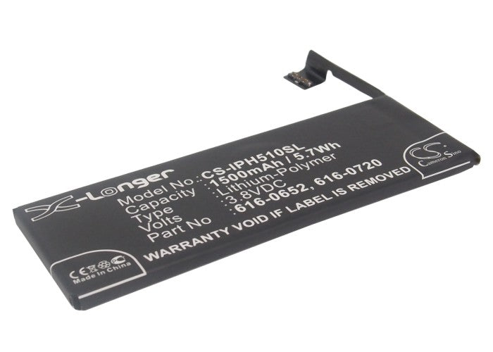 3.8V 1500mAh/5.70Wh Li-Polymer Mobile/SmartPhone Battery for Apple