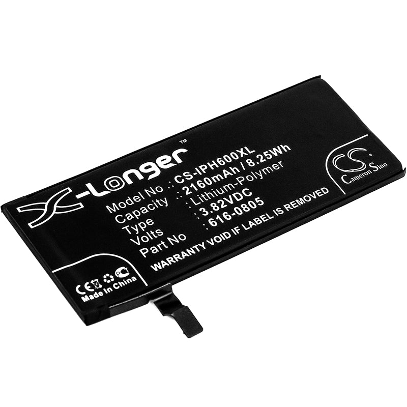 3.82V 2160mAh/8.25Wh Li-Polymer Mobile/SmartPhone Battery for Apple