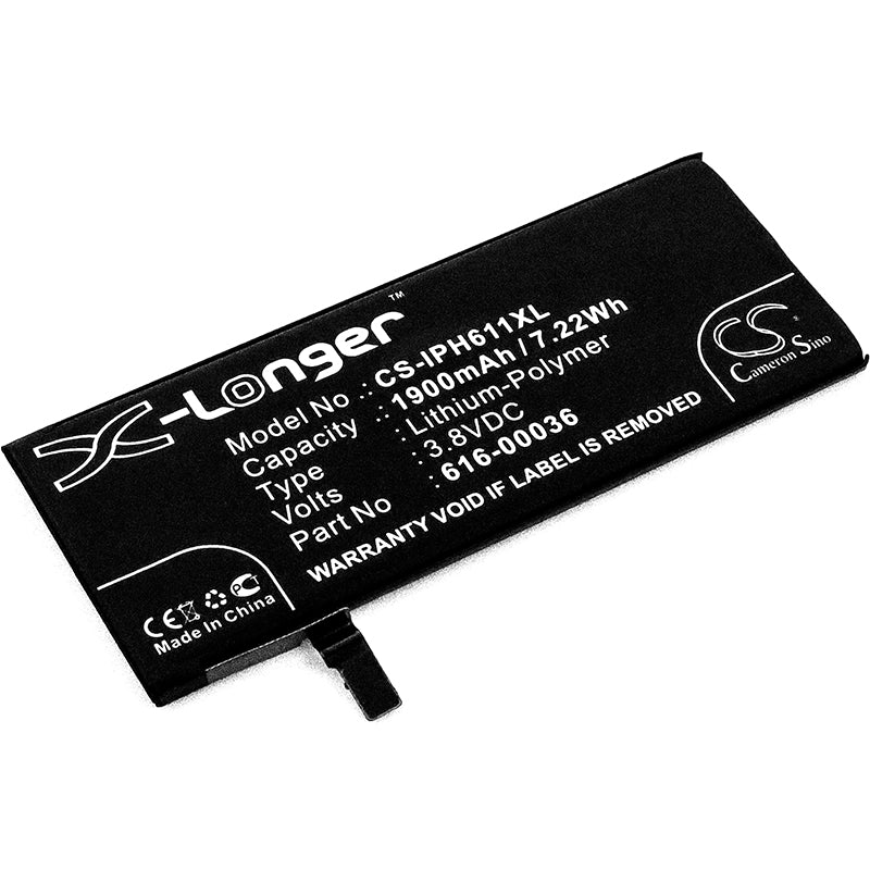 3.8V 1900mAh/7.22Wh Li-Polymer Mobile/SmartPhone Battery for Apple