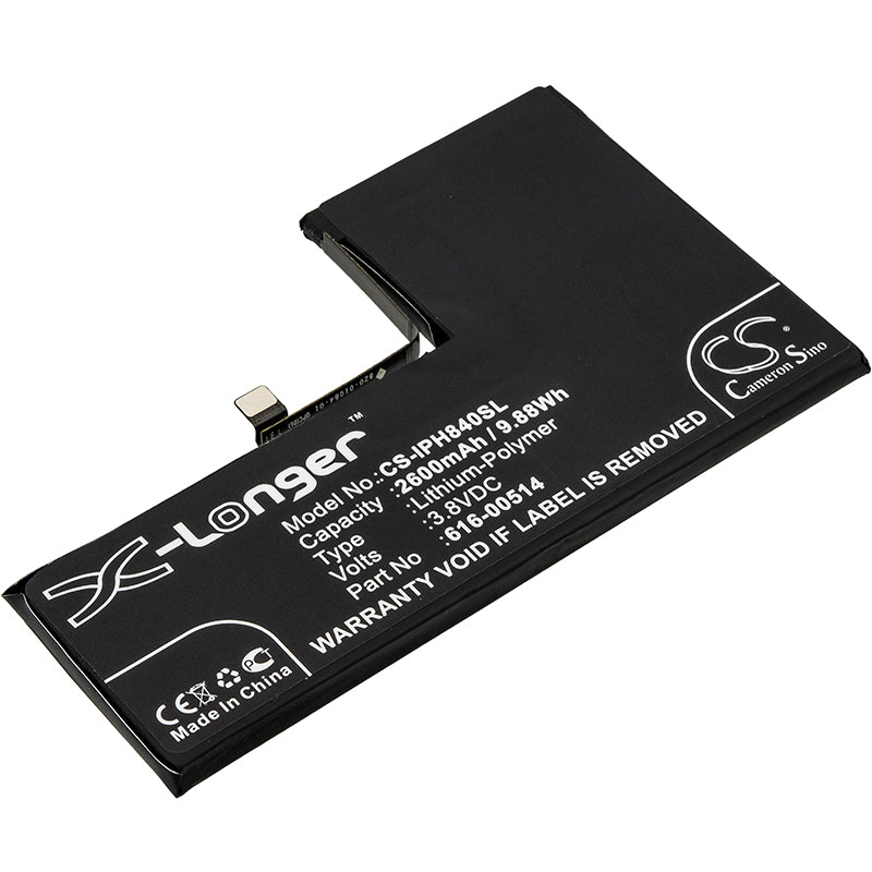 3.8V 2600mAh/9.88Wh Li-Polymer Mobile/SmartPhone Battery for Apple