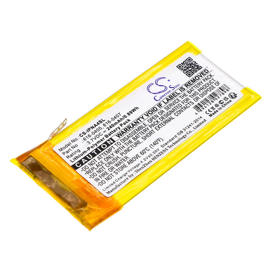3.7V 240mAh/0.89Wh Li-Polymer MP3/MP4/PMP Battery for Apple