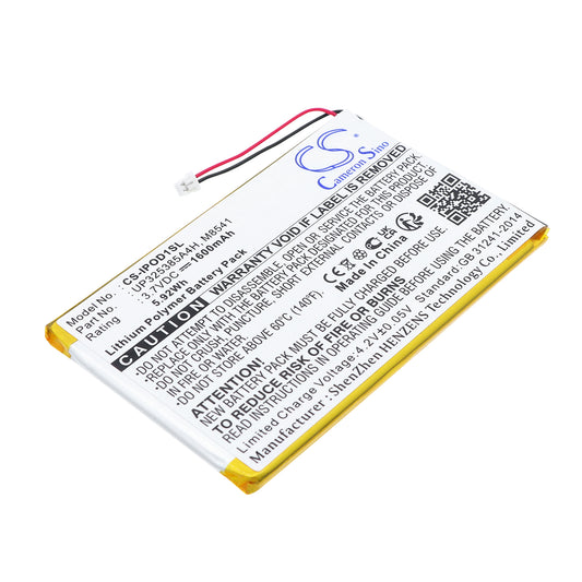 3.7V 1600mAh Li-Polymer MP3/MP4/PMP Battery for Apple