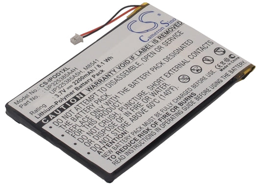 3.7V 2200mAh Li-Polymer MP3/MP4/PMP Battery for Apple