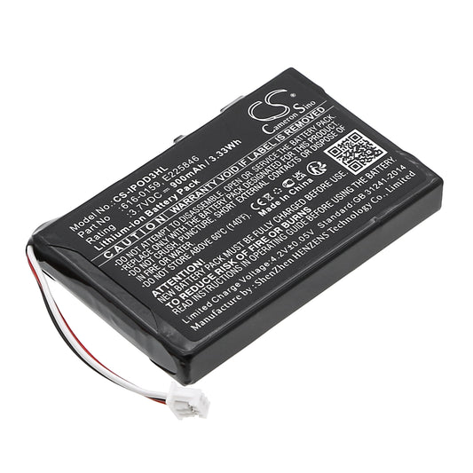 3.7V 900mAh/3.33Wh Li-ion MP3/MP4/PMP Battery for Apple