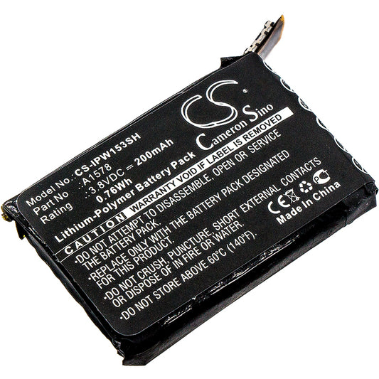 3.8VV 200mAh/0.76Wh Li-Polymer Smartwatch Battery for Apple