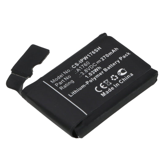 3.8V 270mAh/1.03Wh Li-Polymer Smartwatch Battery for Apple