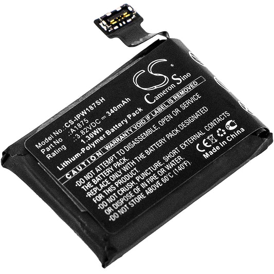 3.82V 340mAh/1.30Wh Li-Polymer Smartwatch Battery for Apple
