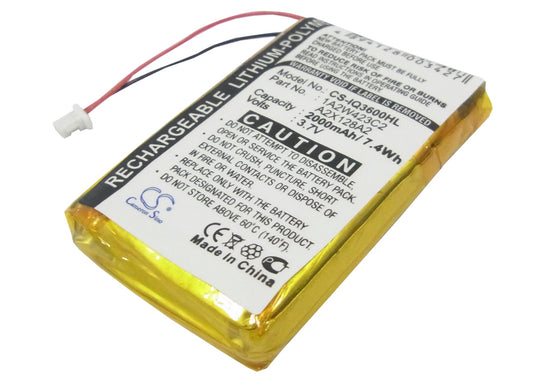 3.7V 2000mAh Li-Polymer GPS/Navigator Battery for Garmin