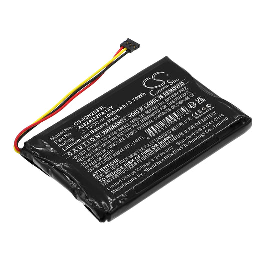 3.7V 1000mAh/3.70Wh Li-ion GPS/Navigator Battery for Garmin