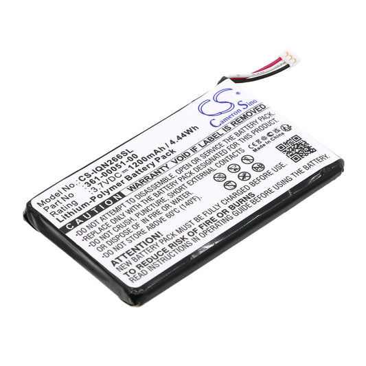 3.7V 1200mAh/4.44Wh Li-Polymer GPS/Navigator Battery for Garmin