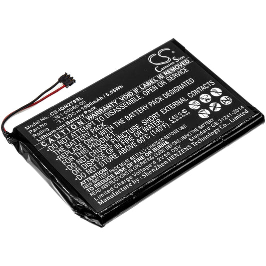 3.7V 1500mAh Li-Ion BATTERY FOR GARMIN 361-00066-00
