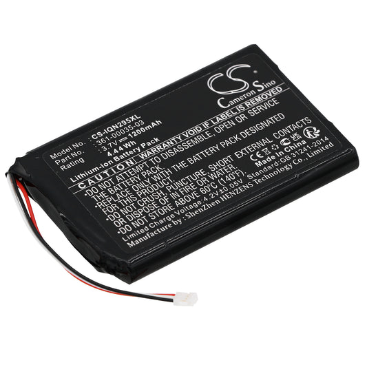 3.7V 1200mAh/4.44Wh Li-ion GPS/Navigator Battery for Garmin