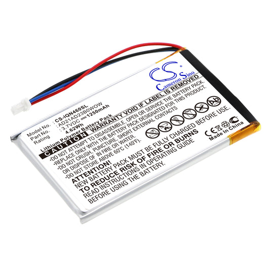 3.7V 1250mAh Li-Polymer GPS/Navigator Battery for Garmin