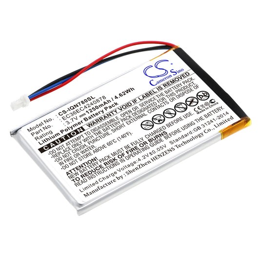 3.7V 1250mAh Li-Polymer GPS/Navigator Battery for Garmin